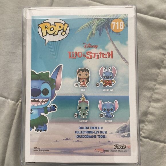Disney Hula stitch funko pop 718 lilo and stitch - Picture 2 of 4